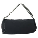 PRADA Sports Shoulder Bag Nylon Black Silver Auth 169387-1