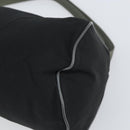 PRADA Sports Shoulder Bag Nylon Black Silver Auth 169387-8