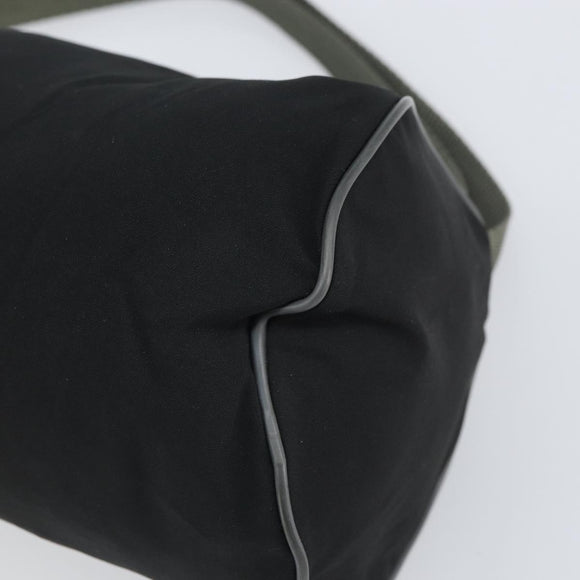 PRADA Sports Shoulder Bag Nylon Black Silver Auth 169387