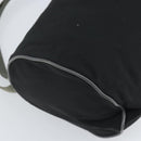 PRADA Sports Shoulder Bag Nylon Black Silver Auth 169387-17