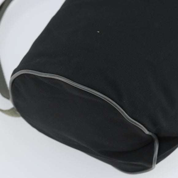 PRADA Sports Shoulder Bag Nylon Black Silver Auth 169387
