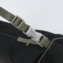 PRADA Sports Shoulder Bag Nylon Black Silver Auth 169387-9