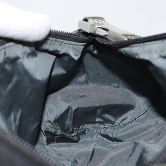 PRADA Sports Shoulder Bag Nylon Black Silver Auth 169387