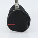 PRADA Sports Shoulder Bag Nylon Black Silver Auth 169387-4