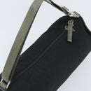 PRADA Sports Shoulder Bag Nylon Black Silver Auth 169387-6