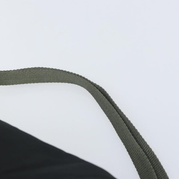 PRADA Sports Shoulder Bag Nylon Black Silver Auth 169387