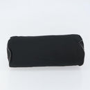 PRADA Sports Shoulder Bag Nylon Black Silver Auth 169387-5