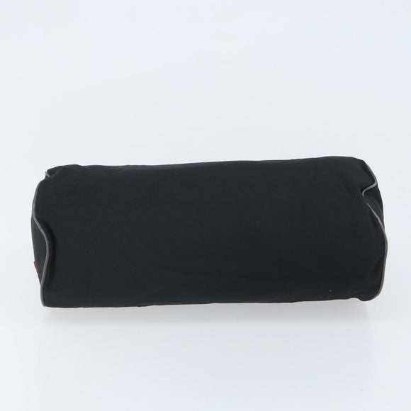 PRADA Sports Shoulder Bag Nylon Black Silver Auth 169387