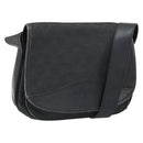 GUCCI GG Canvas Shoulder Bag Black Silver 001 2855 1625 0 Auth 169389-1