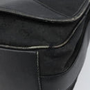 GUCCI GG Canvas Shoulder Bag Black Silver 001 2855 1625 0 Auth 169389-10