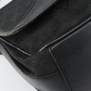 GUCCI GG Canvas Shoulder Bag Black Silver 001 2855 1625 0 Auth 169389-11