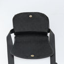 GUCCI GG Canvas Shoulder Bag Black Silver 001 2855 1625 0 Auth 169389-14