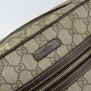 GUCCI GG Supreme Shoulder Bag PVC Beige Gold 201448 Auth 169391-18