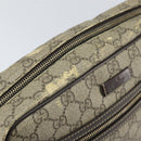 GUCCI GG Supreme Shoulder Bag PVC Beige Gold 201448 Auth 169391-9