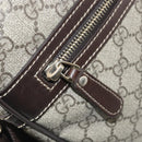 GUCCI GG Supreme Shoulder Bag PVC Beige Gold 201448 Auth 169391-23