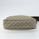 GUCCI GG Supreme Shoulder Bag PVC Beige Gold 201448 Auth 169391-5