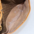 GUCCI Micro GG Supreme Shoulder Bag PVC Beige Gold Auth 169392-23