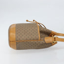 GUCCI Micro GG Supreme Shoulder Bag PVC Beige Gold Auth 169392-4