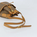 GUCCI Micro GG Supreme Shoulder Bag PVC Beige Gold Auth 169392-7