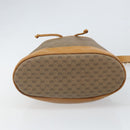 GUCCI Micro GG Supreme Shoulder Bag PVC Beige Gold Auth 169392-9