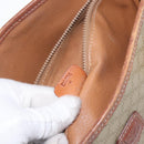 CELINE Macadam Canvas Tote Bag PVC Beige Gold Auth 169402-12