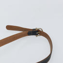 CELINE Purse Shoulder Bag Leather Black Gold Auth 169404-8