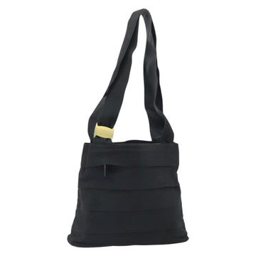 Salvatore Ferragamo Tote Bag Canvas Black Gold Auth 169405