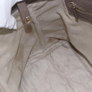 Jimmy Choo Studs Tote Bag Leather Beige Auth 169409-18