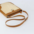 BURBERRY Shoulder Bag Canvas Beige Silver Auth 169410-7