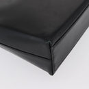 Salvatore Ferragamo Gancini Shoulder Bag Leather Black Gold Auth 169413-15