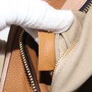 Chloe Hand Bag Leather Brown Gold Auth 169414-21