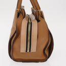Chloe Hand Bag Leather Brown Gold Auth 169414-4