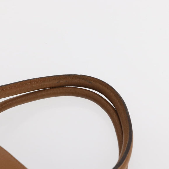 Chloe Hand Bag Leather Brown Gold Auth 169414