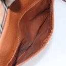 Burberrys Shoulder Bag Leather Brown Gold Auth 169417-21