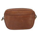 Burberrys Shoulder Bag Leather Brown Gold Auth 169417-3