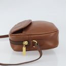Burberrys Shoulder Bag Leather Brown Gold Auth 169417-5
