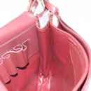 CARTIER Must Line Shoulder Bag Leather Bordeaux Gold Auth 169423-17