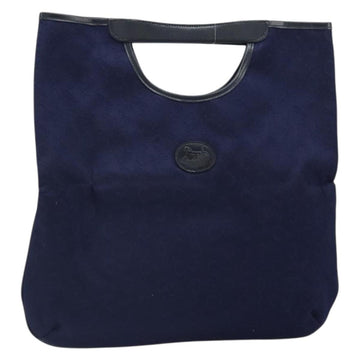 CELINE C Sulky Hand Bag Canvas Navy Auth 169427