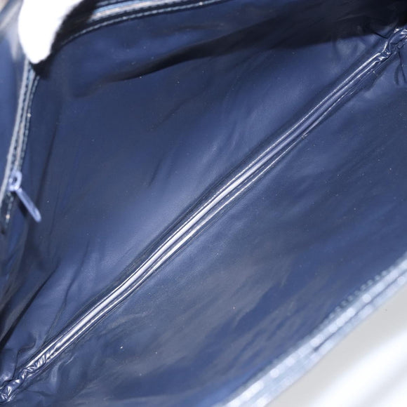 CELINE C Sulky Hand Bag Canvas Navy Auth 169427