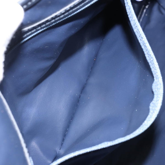 CELINE C Sulky Hand Bag Canvas Navy Auth 169427