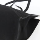 FENDI Tote Bag Canvas Black Gold Auth 169428-10