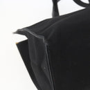FENDI Tote Bag Canvas Black Gold Auth 169428-11
