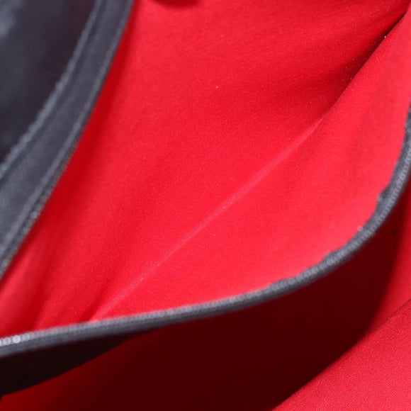 FENDI Tote Bag Canvas Black Gold Auth 169428