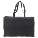 FENDI Tote Bag Canvas Black Gold Auth 169428-3