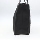 FENDI Tote Bag Canvas Black Gold Auth 169428-4