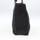 FENDI Tote Bag Canvas Black Gold Auth 169428-5