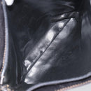 FENDI Zucca Canvas Shoulder Bag PVC Black Brown Auth 169429-22