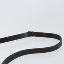 FENDI Zucca Canvas Shoulder Bag PVC Black Brown Auth 169429-8