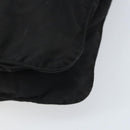 PRADA Schoudertas Nylon Zwart Zilver Auth 169431-9