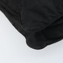 PRADA Schoudertas Nylon Zwart Zilver Auth 169431-14